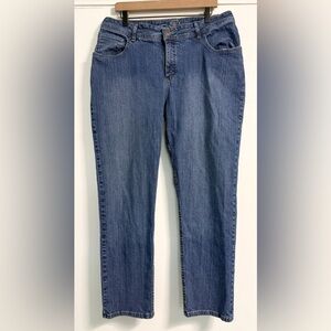 Riders by Lee Women’s 18W Straight Leg Stretch Jeans Medium Wash